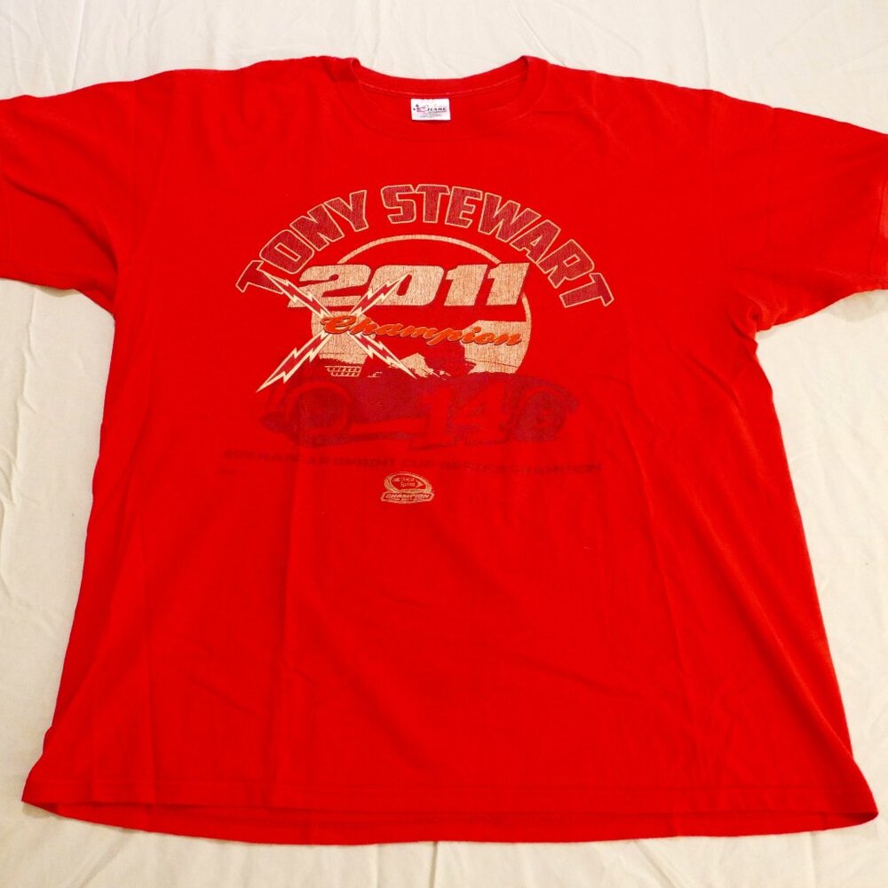 2011 Tony Stewart Nascar Sprint Cup Champion T-Shirt, X-Large
